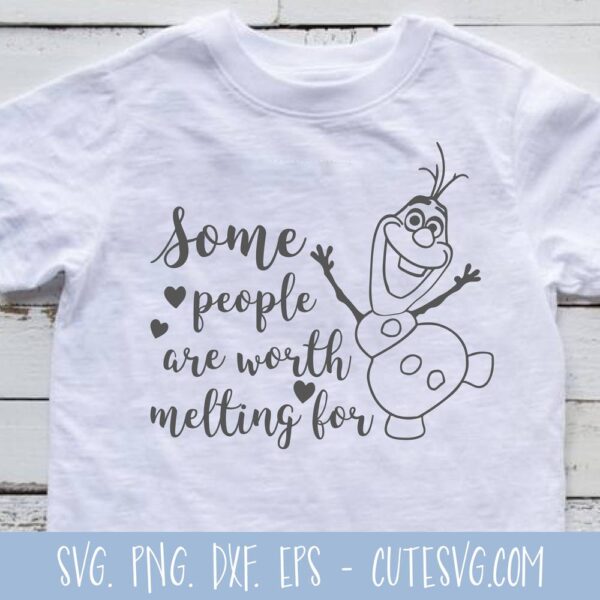 Some People are Worth Melting For SVG