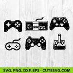 Video game controller SVG, PNG, DXF, EPS, Cut Files