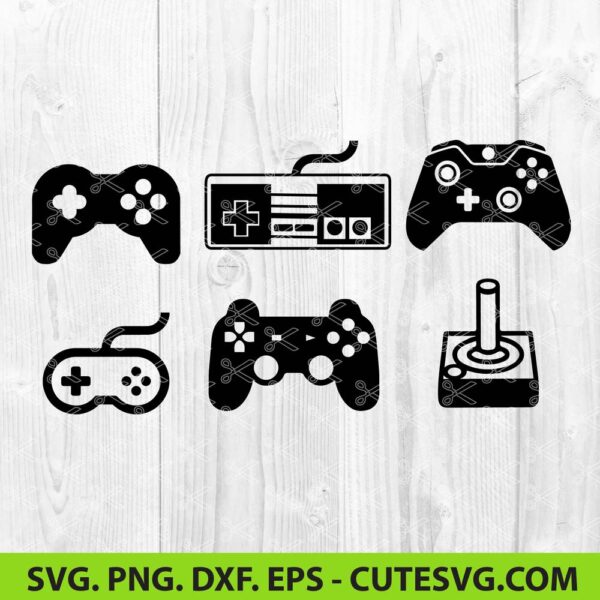 OLD-CONSOLE-CONTROLLERS-SVG-CUT-FILE