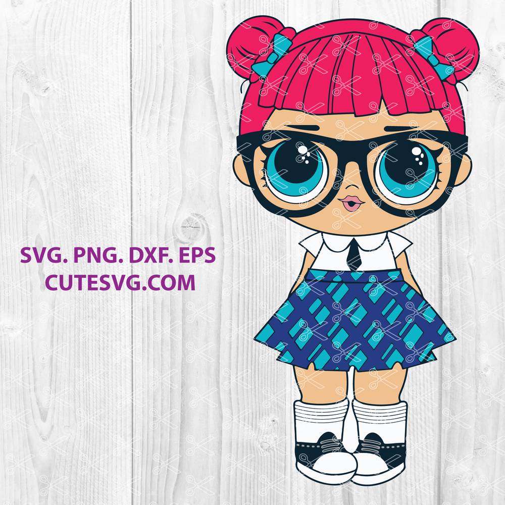 Teachers Pet L.O.L. Surprise Doll SVG PNG DXF EPS Cut Files