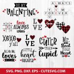 Valentine SVG Bundle, Funny Quotes Svg, Valentines Day Svg, Svg Files for Cricut, Valentines Cut Files, Love Svg, Heart SVG