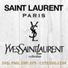 Yves Saint Laurent logo SVG File
