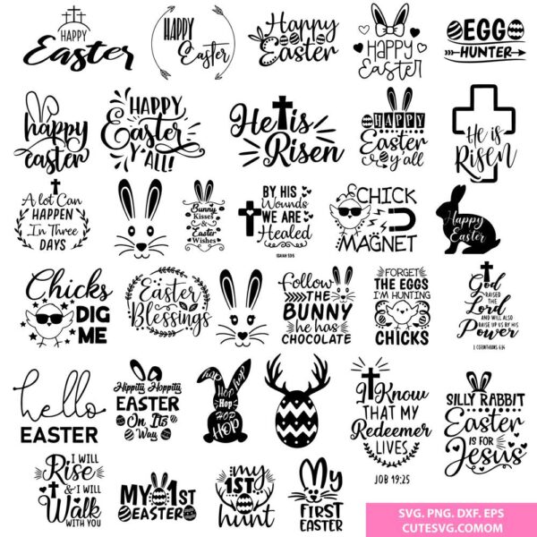 The Huge Easter SVG Bundle