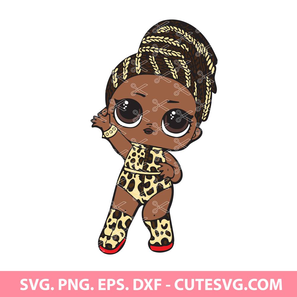 Fierce Lol Surprise Doll Svg File For Silhouette And Cricut