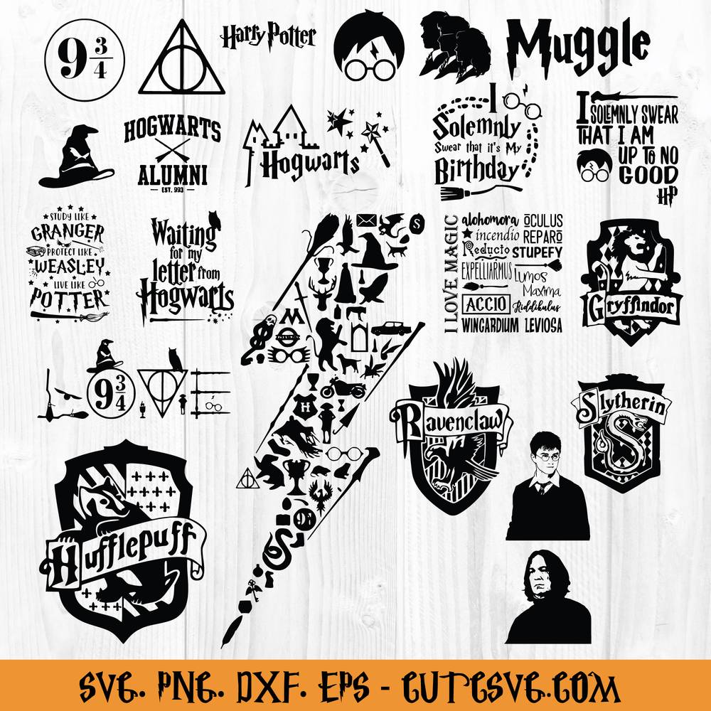 Free Harry Potter Birthday Squad Svg - Download Free SVG Cut Files and