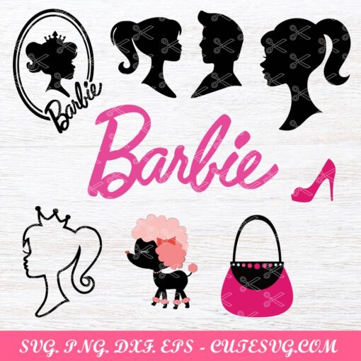 Barbie SVG Bundle Cut File