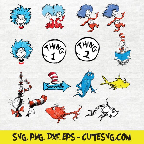 Dr Seuss SVG Cutting File