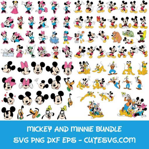 Mega Mickey Mouse Bundle SVG
