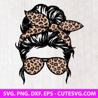 Messy Bun SVG File