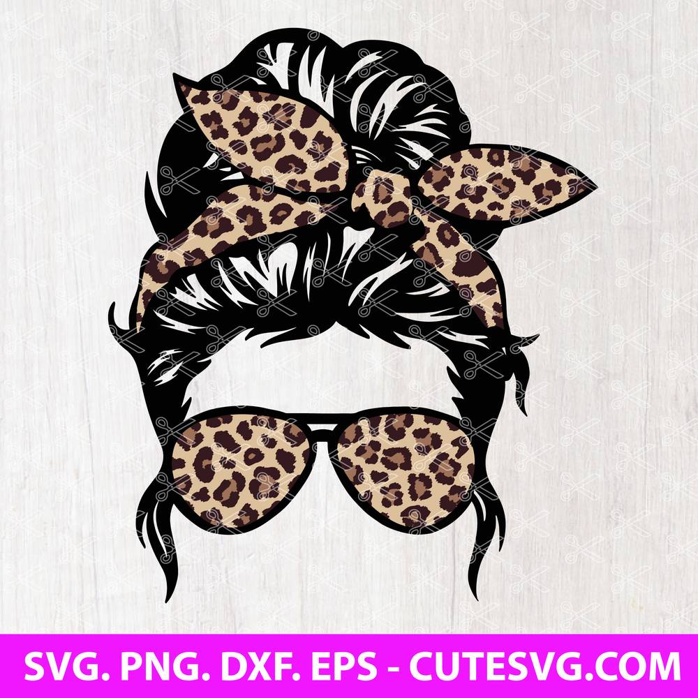 Hair Messy Bun Svg Bundle Mom Messy Hair Bun Svg Svg Files For Cricut Sublimation Designs