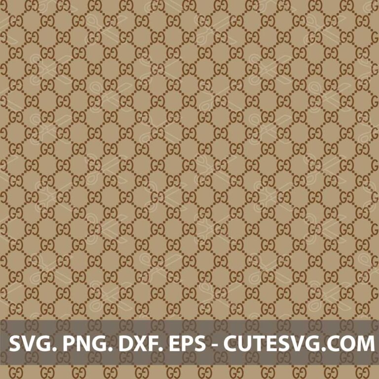 Gucci SVG | Gucci Pattern SVG | Gucci logo SVG | Cut Files | Cricut
