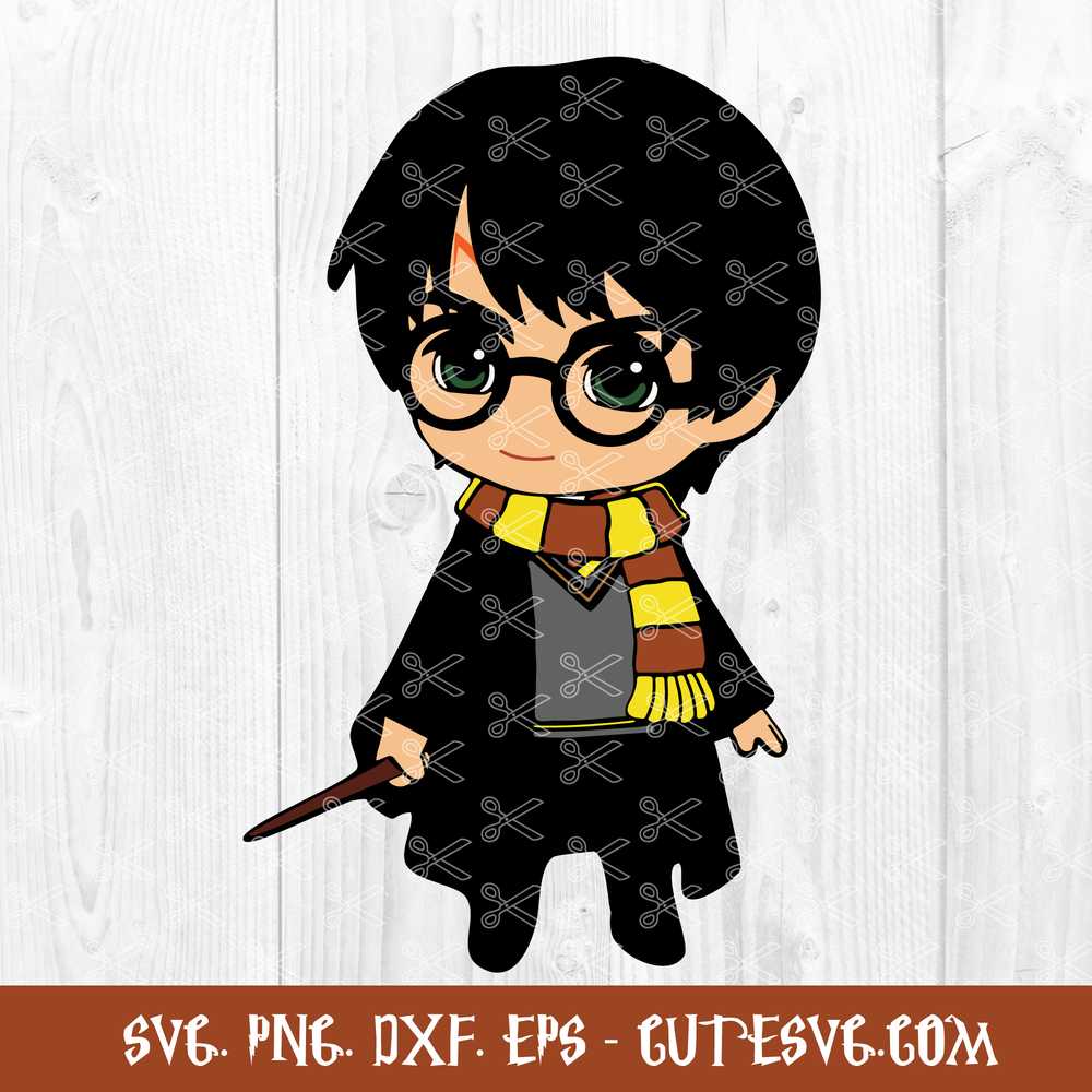Harry Potter SVG, Harry Vector, Little Wizards Clipart, Cute Hogwards svg