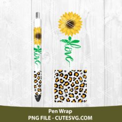 Sunflower Pen Wrap