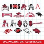 Arkansas Razorback SVG, Razorback SVG, Monogram svg files, NFL Svg, Wild Boar Svg, Hogs SVG, Arkansas Svg, Football svg, png, dxf
