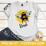 Bee Kind Sublimation Transfer | honeybee png | be kind png | bee kind png | bee png | bee clipart | printable
