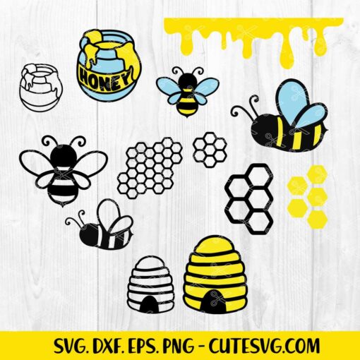 Bee SVG Cut File 1