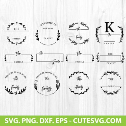 FAMILY-LAST-NAME-SIGN-SVG-CUT-FILE