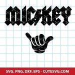 Rock and Roll Mickey Mouse SVG, Mickey svg, Metallica Svg, Heavy Metal Svg, png, dxf, eps