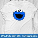 Cookie Monster SVG EPS DXF PNG Cut Files for Silhouette and Cricut