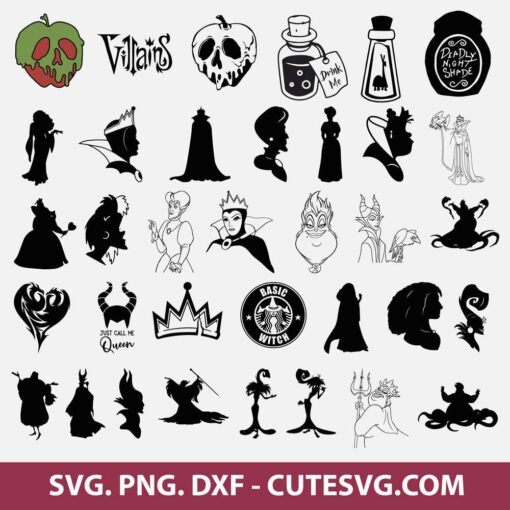 Halloween Villains SVG File