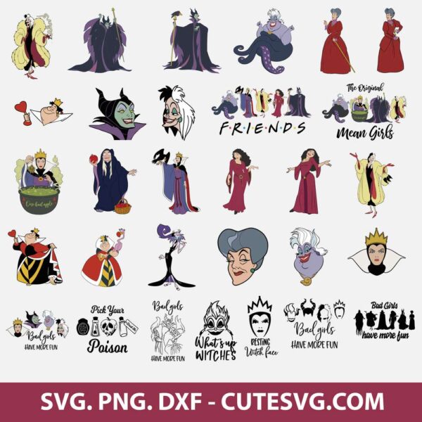 Halloween Villains SVG