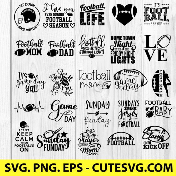 Football SVG Bundle