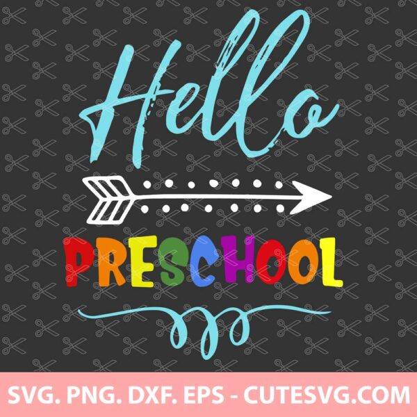 HELLO PRESCHOOL SVG