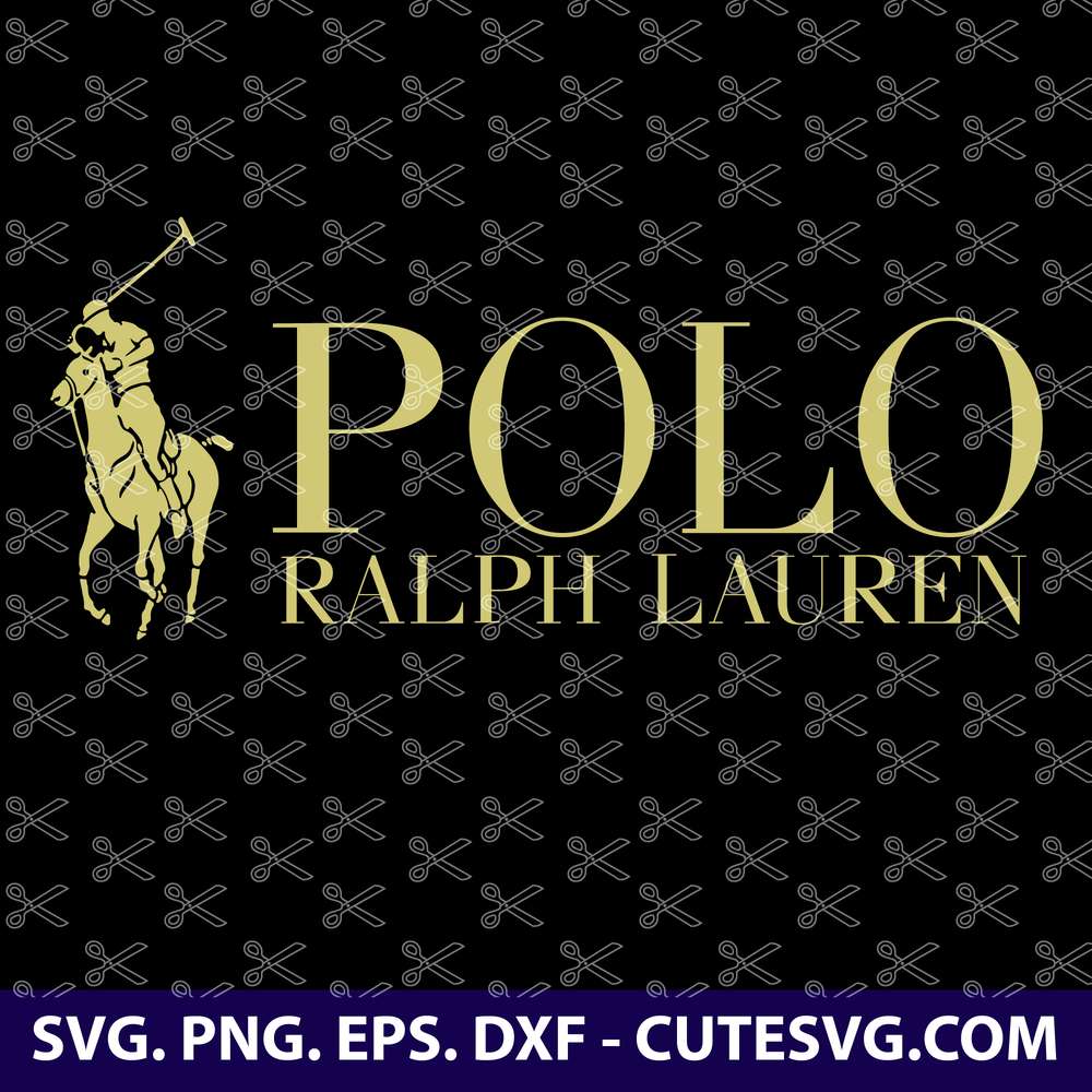 Polo logo SVG, Fashion Svg Cut File, Polo Ralph Lauren