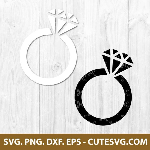 Diamond ring svg