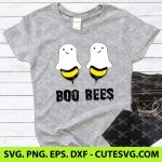 Boo Bees Halloween svg, Ghost svg, Boo Bees Couples Halloween Costume Funny gift png, Silhouette, Cricut Png, Eps, Dxf