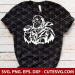 Friday the 13th svg, Horror Halloween svg file for Silhouette and Cricut, Jason Voorhees SVG, png, dxf, eps, cut files
