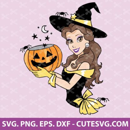 Belle Princess Halloween Svg