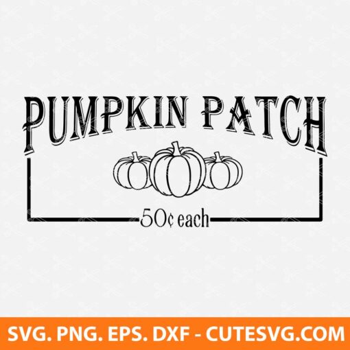 Pumpkin Patch SVG File