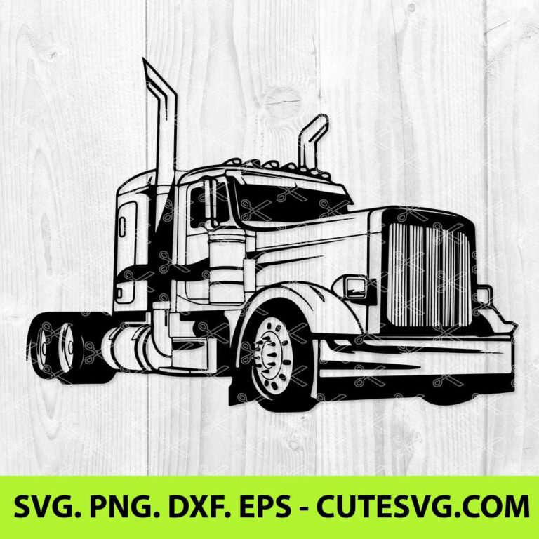 Semi Truck SVG, Truck Clipart, Semi Truck Cab clipart, TRUCK Png ...