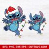Stitch Christmas Svg cut file