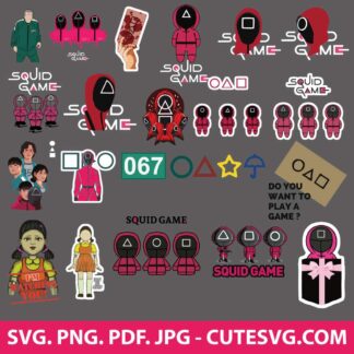 Squid Game SVG Cut Files
