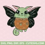 Baby Yoda Svg, Baby Yoda Kitten Svg, Baby Yoda Gift, Baby Cute Svg, Star Wars Svg, File For Cricut and Silhouette, PNG, DXF, EPS