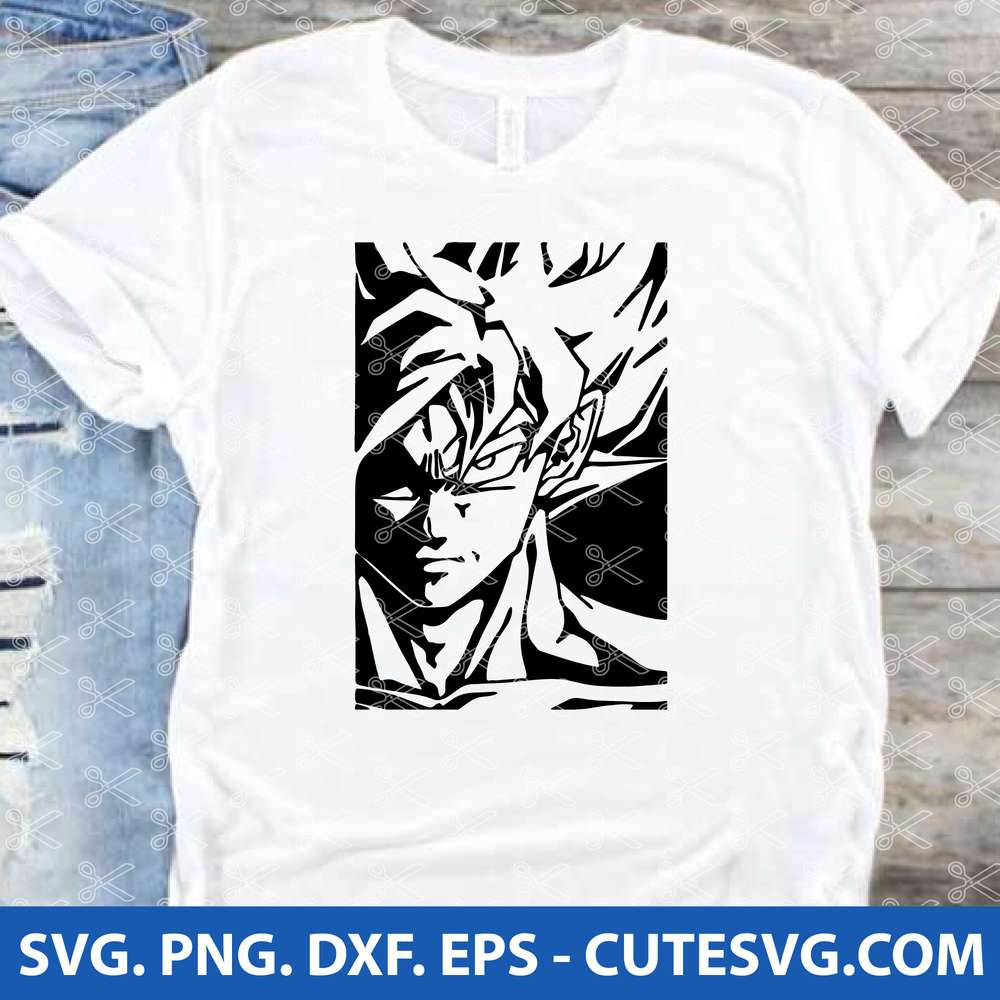 Dragon Ball SVG, Drip Goku High Quality Essential SVG Cut File - WildSvg