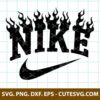 Nike Fire SVG Cut File