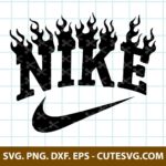 Nike Fire Svg Cut File, Nike Svg, Clothing Logo, Fashion Logo, Nike Logo Vector, Branded Logo, Fire Logo Svg, PRINTABLE, CRICUT, CLIPART