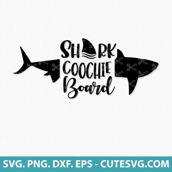 Shark Coochie Board SVG