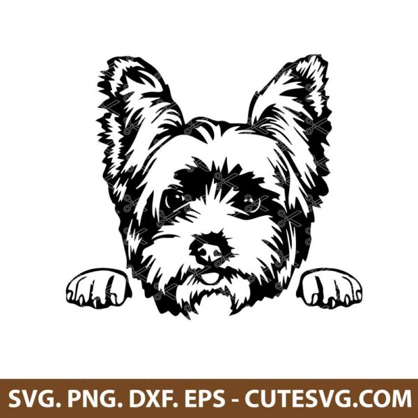 Yorkie SVG Cut Fil