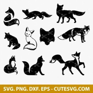 Fox SVG cut file