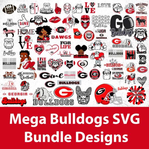 Mega Bulldogs SVG Bundle