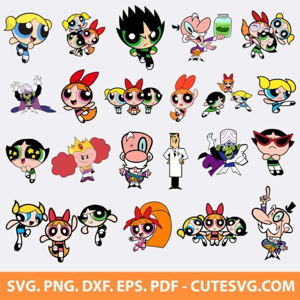 Powerpuff Girls SVG