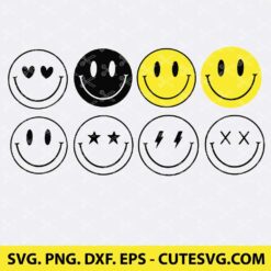 Smiley face SVG Bundle