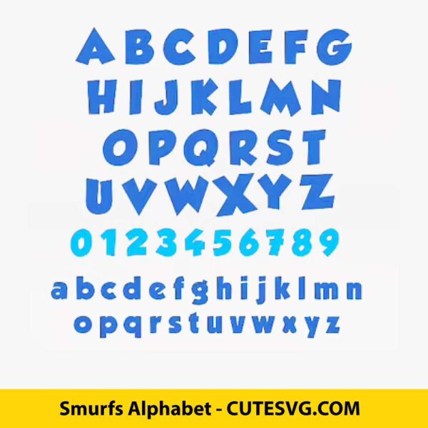 SMURFS-ALPHABET-FONT