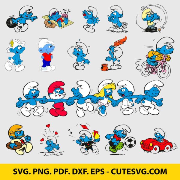 Smurfs Svg