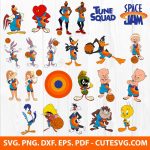 Space Jam Tune Squad SVG Bundle DXF PNG EPS PDF Cut files for Cricut and Silhouette