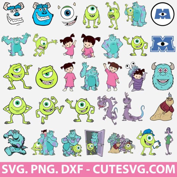 Sully Monster SVG Cut File